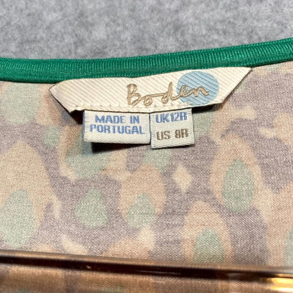 Boden Shift Dress Women 8R Multicolor Knee Length Sleeveless Scoop Neck Pullover - Picture 3 of 9